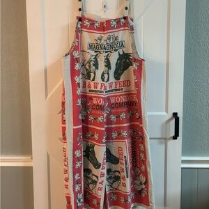 Magnolia Feed Sack Overalls
